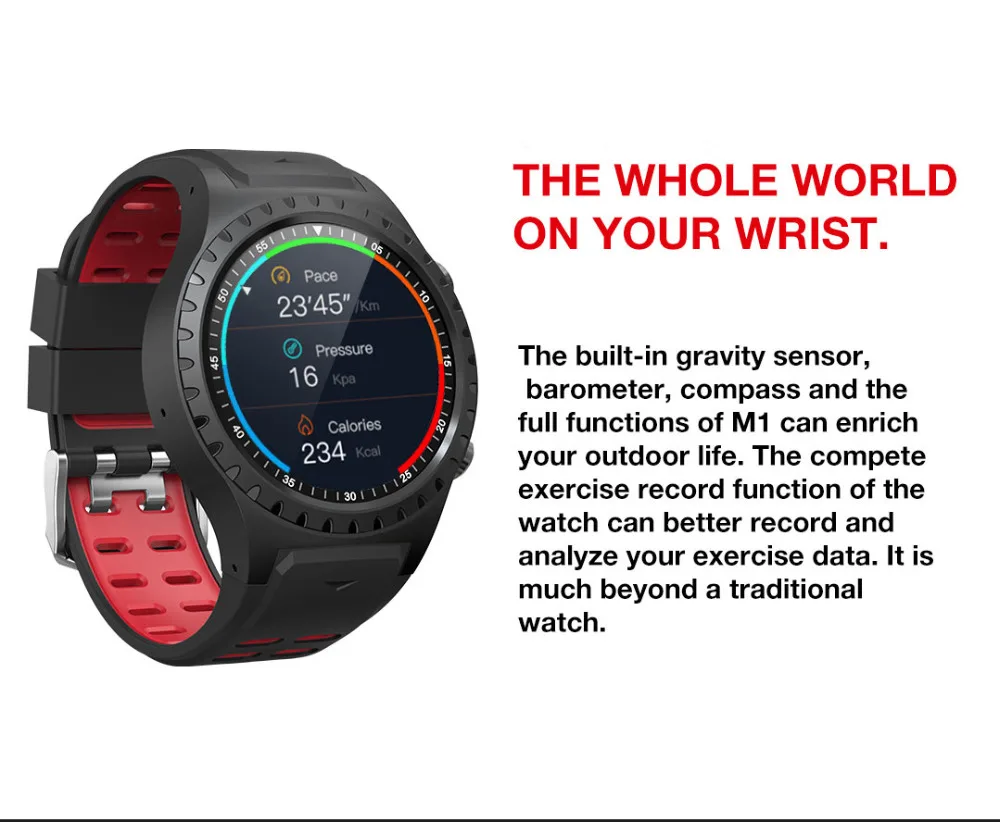 Горящая распродажа,, Sma M1 дизайн Горячая распродажа! smart watch цветной дисплей экран gps встроенный совместимый для iphone sumsang телефонов