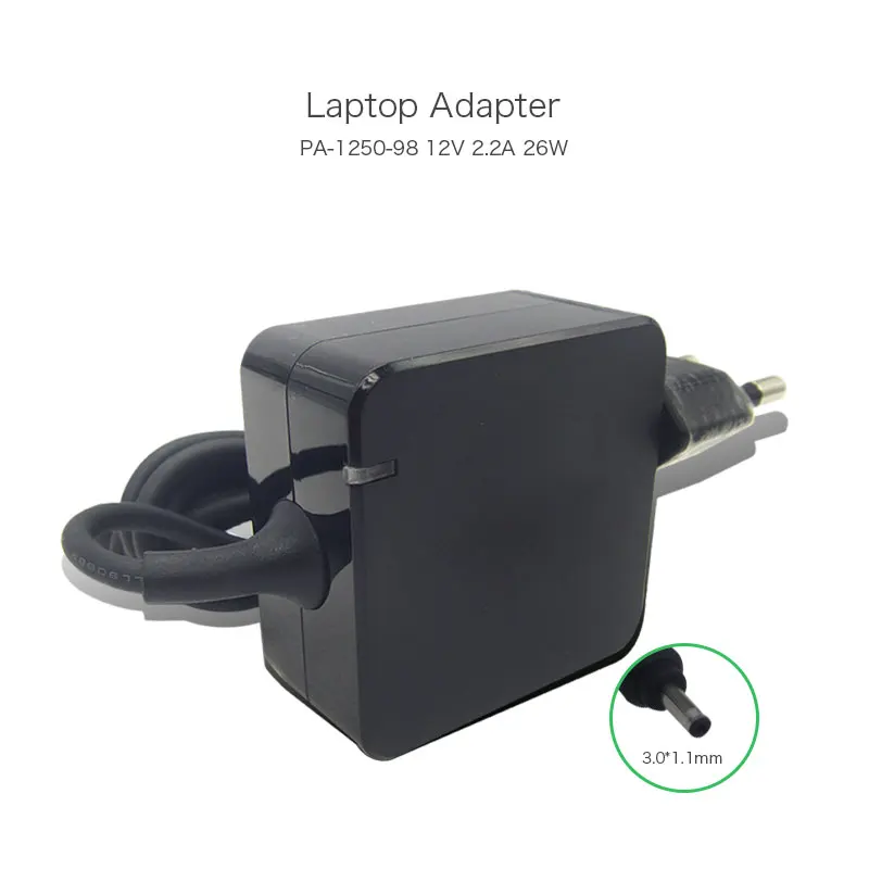 EU Plug 12V 2.2A 26W 2.5* 0.7mm Laptop AC Adapter for Samsung AD-2612BKR NP930X2K PA-1250-98 PA-1250-96 Power Supply | Компьютеры и