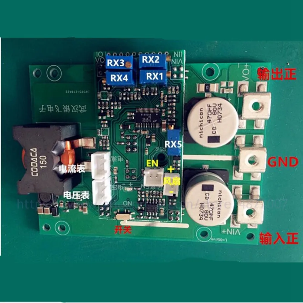 DC Автоматический подъемный модуль LT8705 солнечная энергия MPPT зарядка 0.5 20A/3 75
