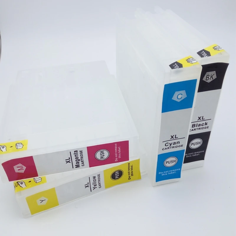 Многоразовый картридж с чернилами einkshop T9071 T9074 T9081 T9084 С одноразовым чипом для