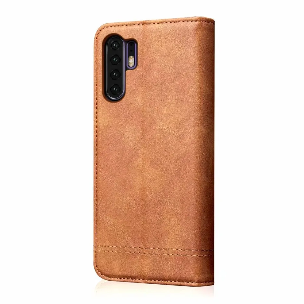 For huawei P30 Lite pro Case Luxury Leather Retro Stand Wallet Flip Cover Huawei Pro Magnetic Filp Phone | Мобильные телефоны и