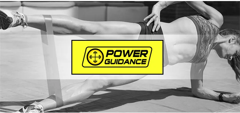 Power Guidance латексные резистивные ленты для фитнеса набор-Йога упражнения спортивный ремешок для ног и рук-сумка для переноски