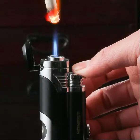 Двусторонняя ветровая Зажигалка Honest Jinhu 1 Высококачественная креативная