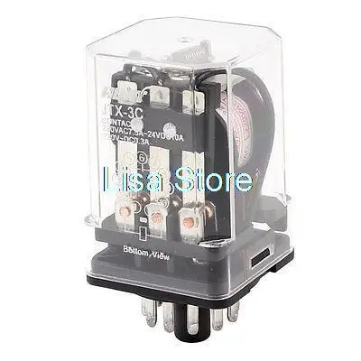 AC 220 В катушка электромагнитное реле питания 11 круглых штифтов 3PDT JTX 3C|pin snoopy|relay