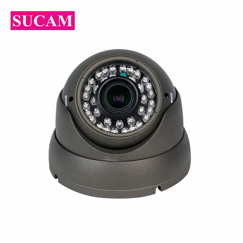 SUCAM Dome 2MP AHD камера безопасности с зумом 2 8 12 мм 4x зум Ручной объектив CMOS аналоговая