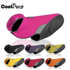 Одежда для собак, зимнее теплое пальто для маленьких и больших собак, водонепроницаемая Двусторонняя куртка, эластичный дождевик, одежда для собак