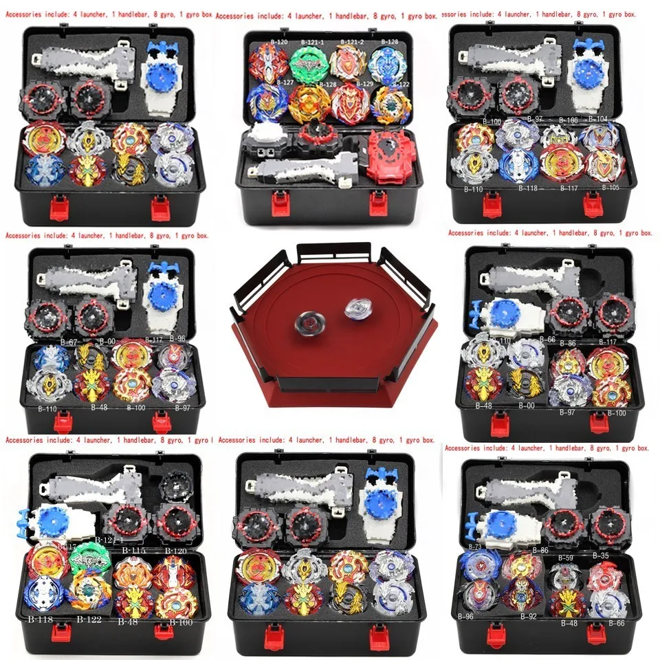 Beyblade Burst Bey Blade игрушка из металла Funsion Bayblade набор коробка для хранения с ручкой пусковая пластиковая коробка игрушки для детей