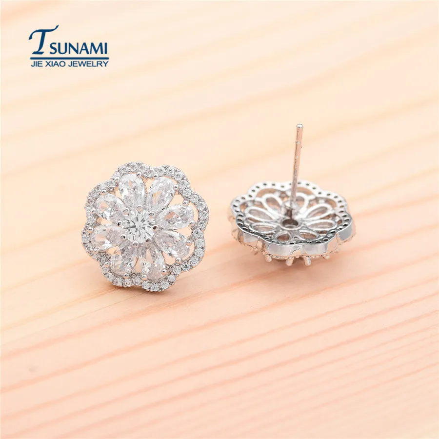 Популярные циркониевые серьги в виде капель AAA элегантные женские ER045|zircon