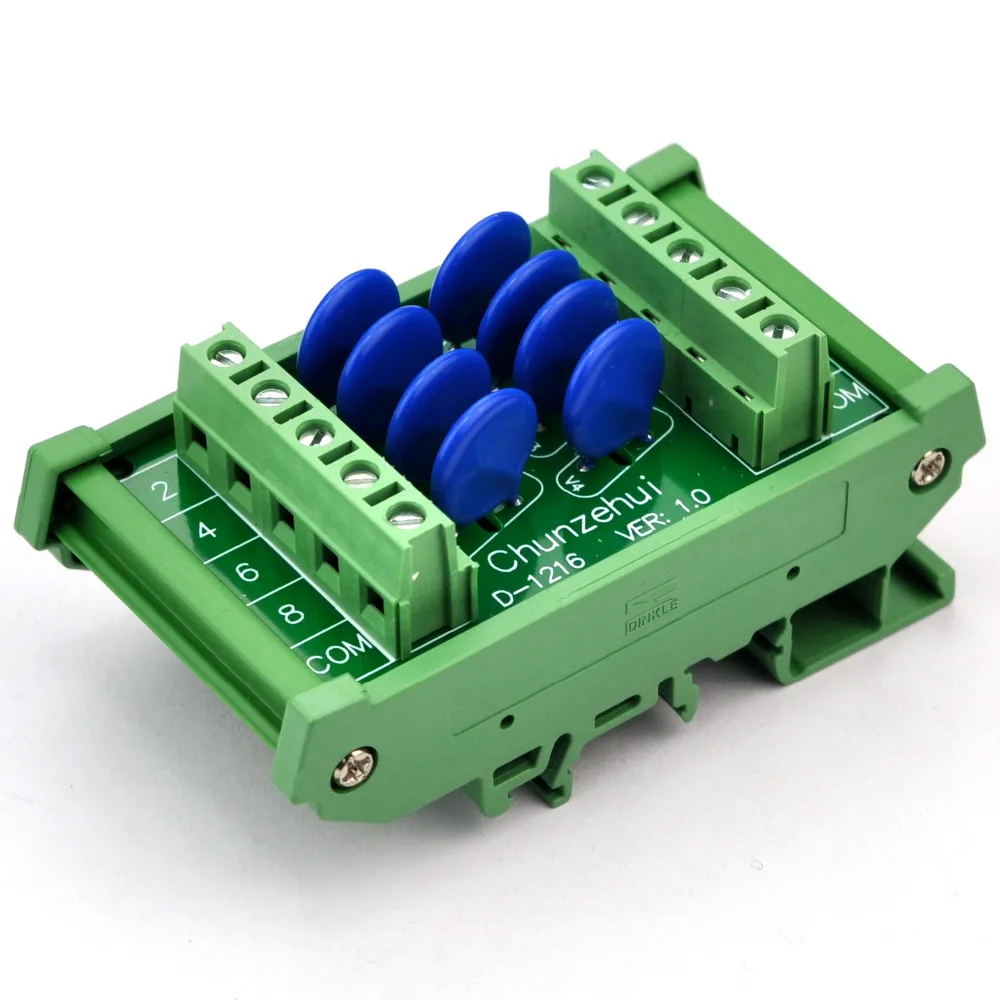 8 Channels Common DIN Rail 275V SIOV Varistor Surge Protection SPD Module. | Электронные компоненты и