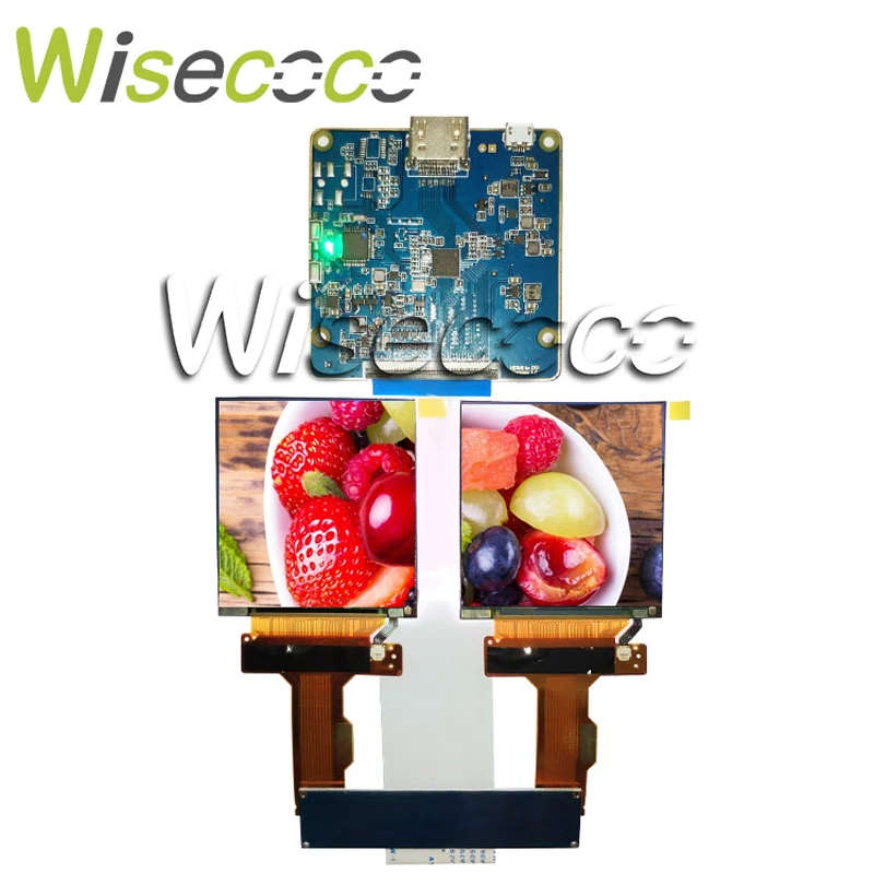 ЖК-дисплей Wisecoco 2K 2 9 дюйма VR AR с интерфейсом conroller board MIPI 1440*1440 | Компьютеры и офис