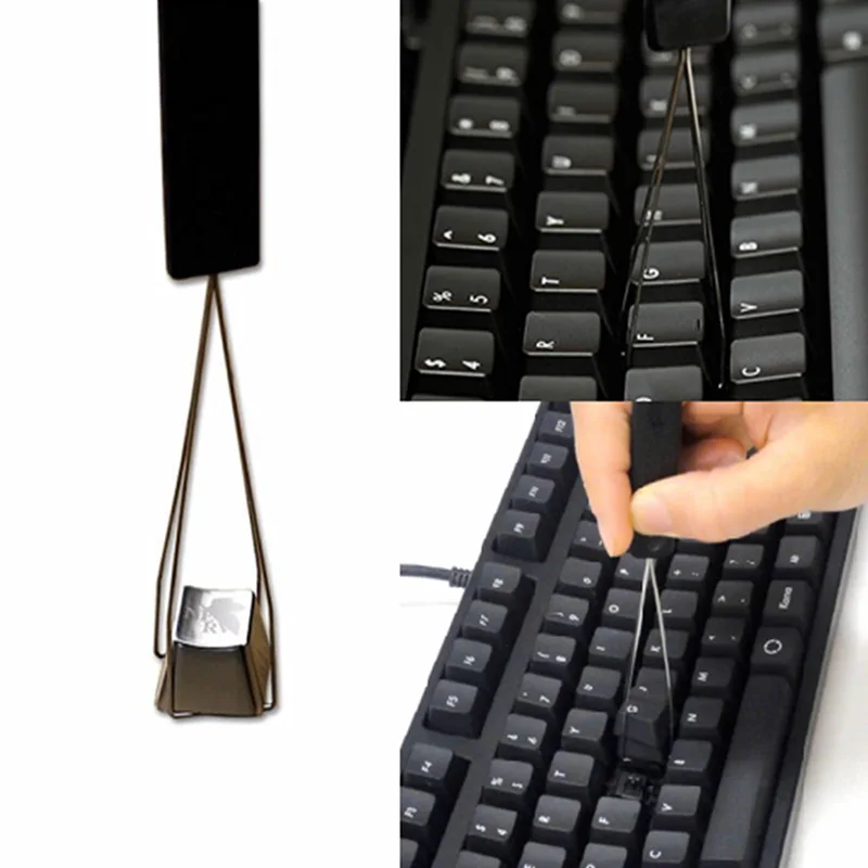 Новая клавиатура Keycap стальная проволока Съемник с разгрузкой стальной чистящий