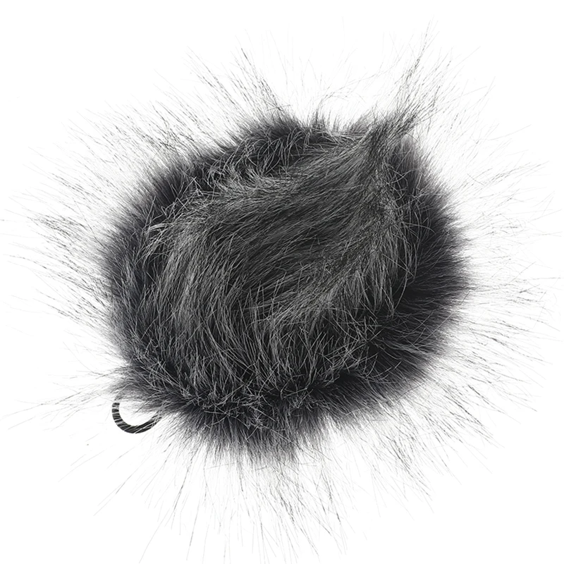 Новый искусственный меховой микрофон, Внешняя защита от ветра, чехол для Zoom H1 H2N H4N Q3 для Sony D50, рекордер 120x130 мм