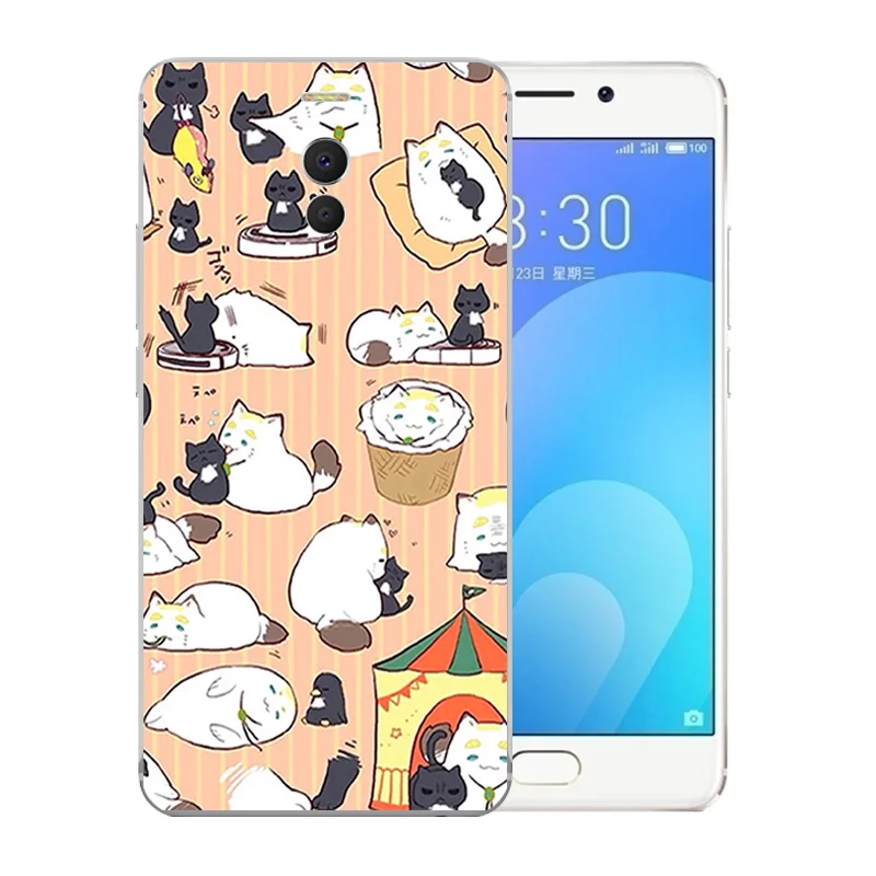 Чехлы для телефонов Meizu M6 Note Роскошный Матовый силиконовый чехол Note/Blue Charm 6 |