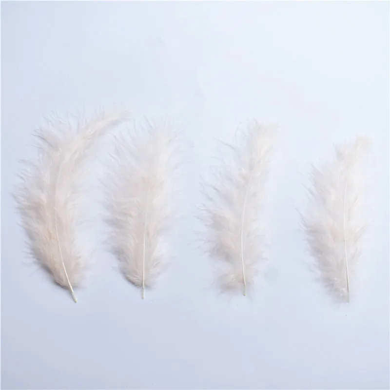 Shell Pink 100 шт./партия, 10-15 см, 4-6 дюймов, Турция, Пушистый Марабу, перо, сделай сам, свадебные украшения, Шлейфы и ремесленные аксессуары, перья, вечерние - Цвет: Shell Pink