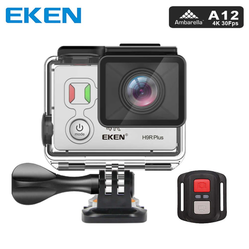 Оригинальная Экшн камера eken H9R Plus Ultra HD 4K Ambarella A12 4 k/30fps для Panasonic 34112 14MP 30M