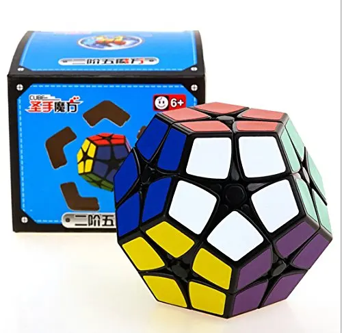 Cuber Speed Shengshou 2x2 Megaminxed черный скоростной куб ShengShou киломинкс куб|speed cube|magic cubeshengshou |