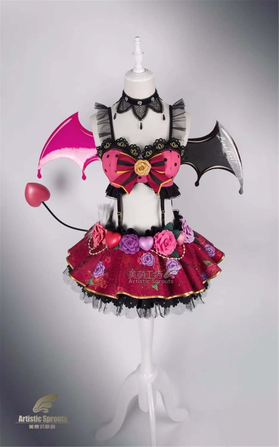 Аниме Love Live Косплей Eli Ellie Ayase Little Devil Awakening Костюм женское платье комплект на