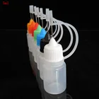 Пластиковый флакон 100 шт., 5 мл, сжимаемая капельница с завинчивающейся крышкой, Ego, аксессуары для курения, инструмент для масла