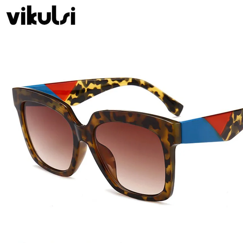 D846 C2 leopard Узкие Квадратные Солнцезащитные очки, женские и мужские, высокое качество,, роскошные, брендовые, дизайнерские, солнцезащитные очки, женские, Ретро стиль, солнцезащитные очки Oculos De Sol - Цвет линз: D846 C2 leopard