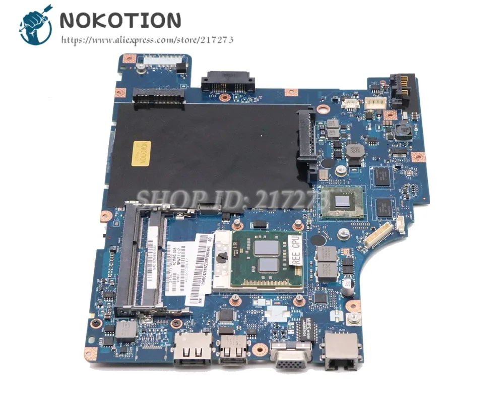 NOKOTION для lenovo G460 Z460 Материнская плата ноутбука HM55 DDR3 HD4500 Процессор NIWE1 LA-5751P основная плата