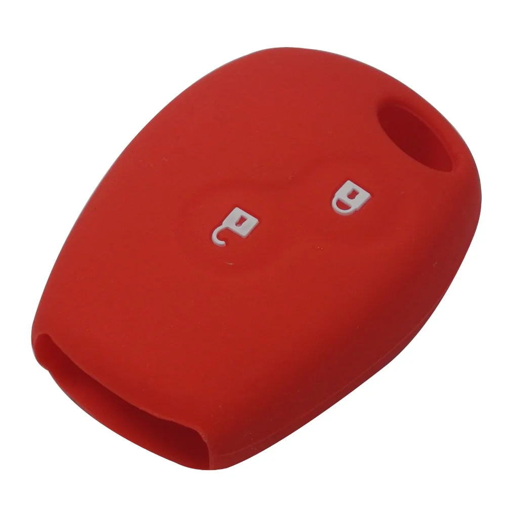 2 кнопки силиконовый резиновый автомобильный чехол для дистанционного ключа Renault