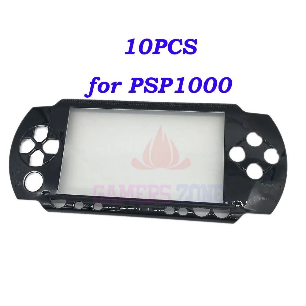 10 шт. запасная Черная передняя панель для Sony PSP 1000 1000|part| |