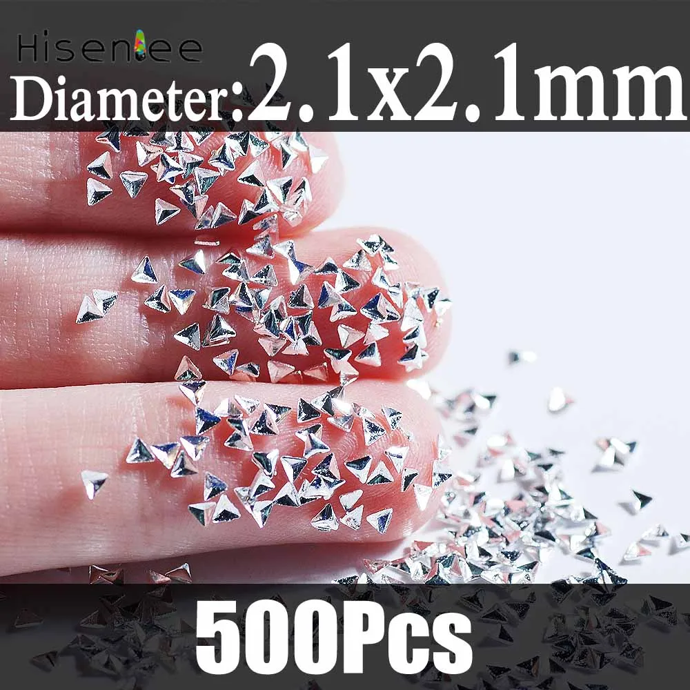 Triangle Корейская мода стиль Серебряный океан ракушка шаблон 3D дизайн ногтей, заклепка шпильки Морская звезда оболочка украшение с якорем панк дизайн аксессуар - Цвет: Triangle