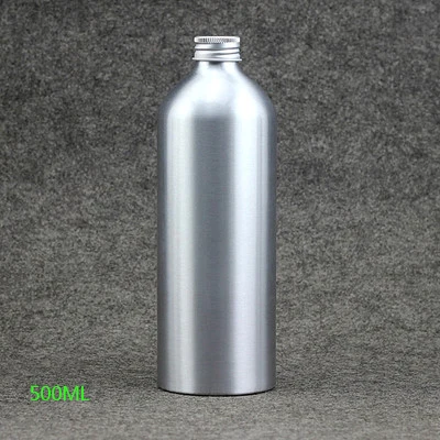 500ml Sliver Cap 30 мл-500 мл Серебряный/Золотой Алюминий Кепки Алюминий бутылки, пена для ванны жидкий шампунь Эмульсия бутылка пустая бутылка для косметической упаковки - Цвет: 500ml Sliver Cap