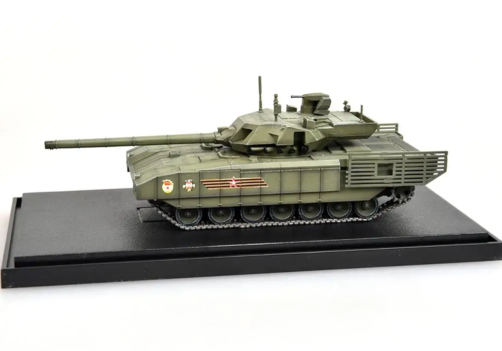 Россия T-14 ARMATA главный боевой танк 1: 72 готовой Танк модель собрать