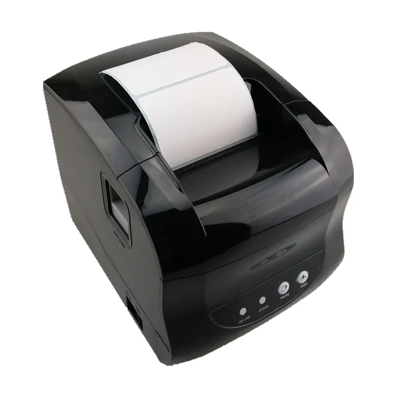 

Высококачественный принтер штрих-кодов для этикеток 365B, USB Bluetooth соединение, от 20 мм до 80 мм, Термальный чековый стикер для чеков, печать
