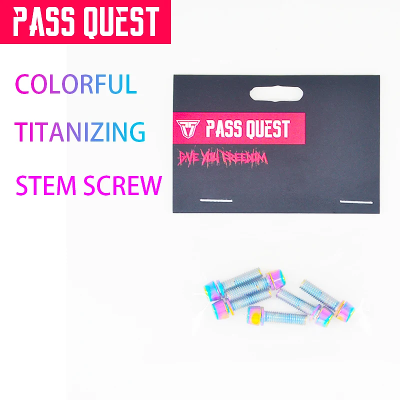 Pass Quest титановый винт/болт для велосипеда Аксессуары | Спорт и развлечения