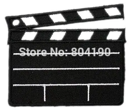 Производство фильмов/фильмов &quotClapperboard&quot логотип сериала панк аппликация в
