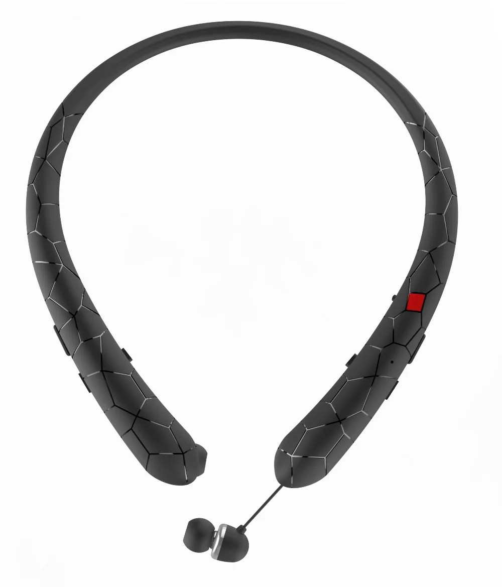 Neckband выдвижной наушники Bluetooth гарнитура спортивные беспроводные стерео с