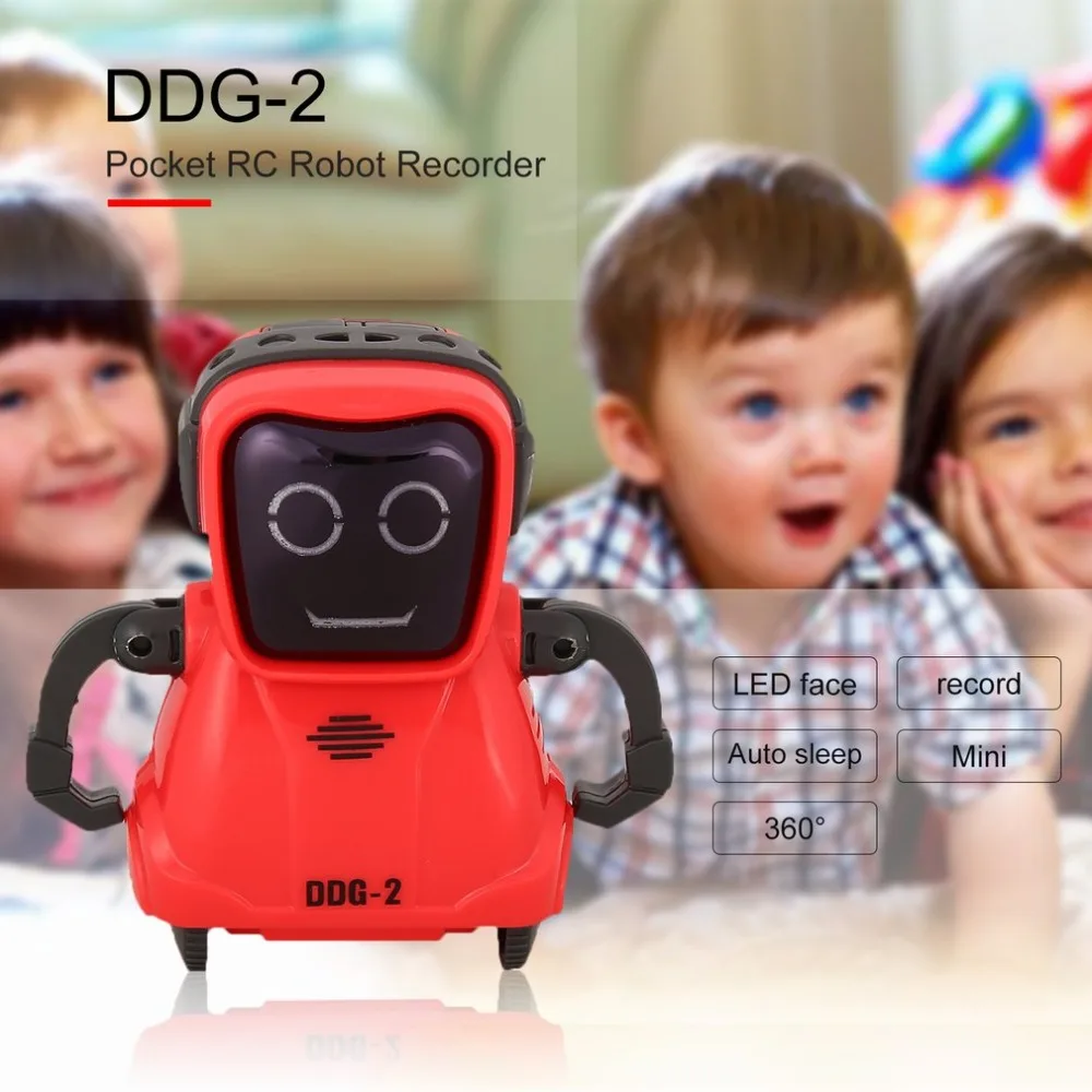 Рождество DDG 3 интеллигентая (ый) Смарт Мини карманный голос Запись RC робот