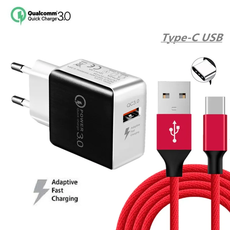 Быстрое зарядное устройство 3 0 USB настенный адаптер для Samsung Xiaomi LG ZTE Axon 7 V7 lite Nubia Z17