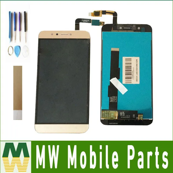

For Coolpad K5 K5-T LCD Display+Touch Screen Assembly Digitizer Gold Color with tape&tools
