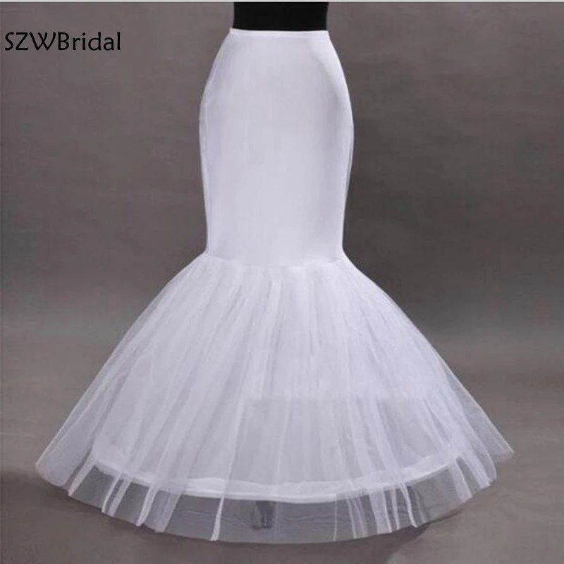 

New Arrival White halloween petticoat 2021 Underskirt Mermaid Petticoats jupon mariage Plus size enaguas hoepelrok