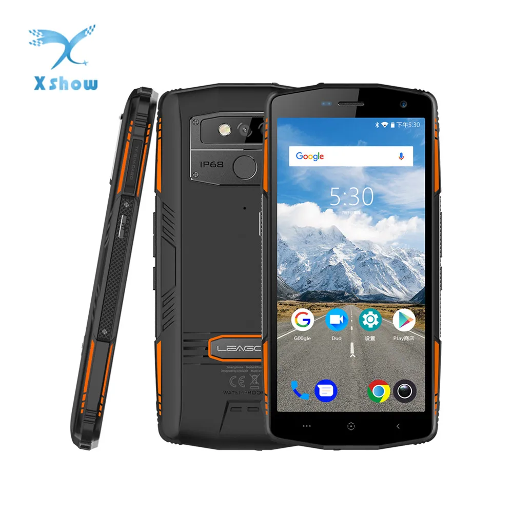 LEAGOO XRover IP68 смартфоны Android 8 1 6 ГБ 128 NFC разблокировка лица 5 72 &quotВосьмиядерный 13 МП