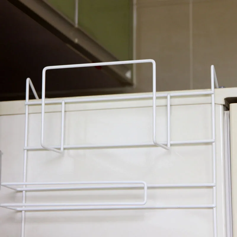 Металлическая многофункциональная креативная полка стойка для холодильника с