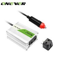 onever 200w car power inverter converter dc 12v to ac 220v modified sine wave power usb 5v output with universal travel adapter
