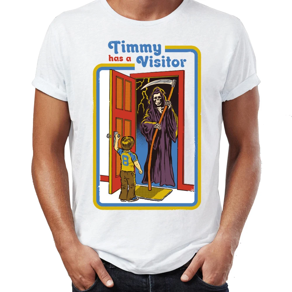 Men's T Shirt Dark Humor Retro Funny Satan Dry Sarcasm 80s Artsy Awesome Artwork Printed Tee | Мужская одежда