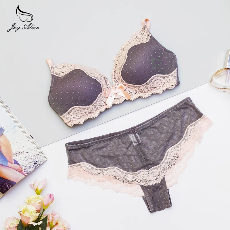 VS брендовый Женский комплект нижнего белья без косточек кружевное нижнее белье