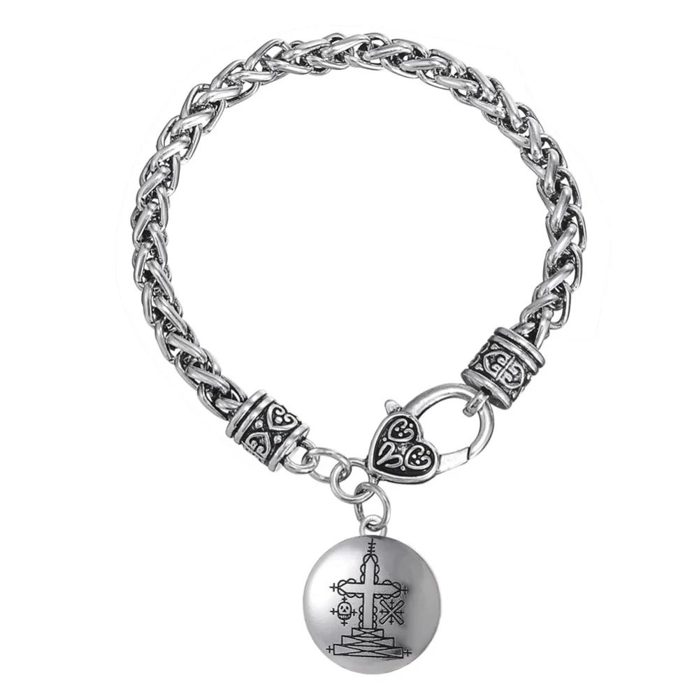 Fishhook Hoodoo Amulet Steampunk браслет Voodoo Veve подвеска ювелирные изделия женские браслеты