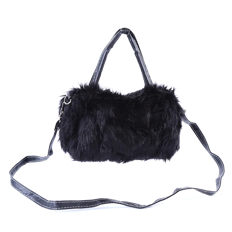 

Handbag Shoulder Messenger Bag Ladies Bag Beautiful Cute Imitation Rabbit Fur Fashion Ladies Bag