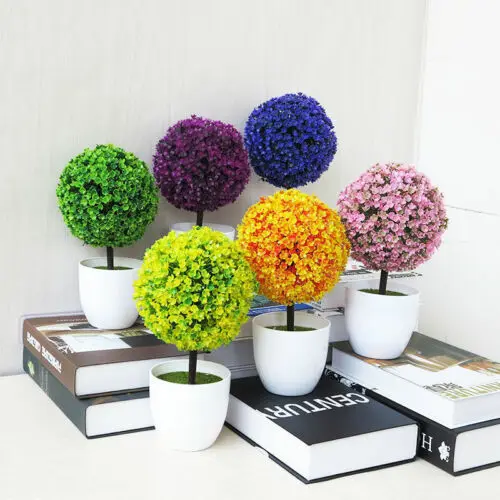 Искусственный цветок Decorationg искусственный бонсай шар форма растения для