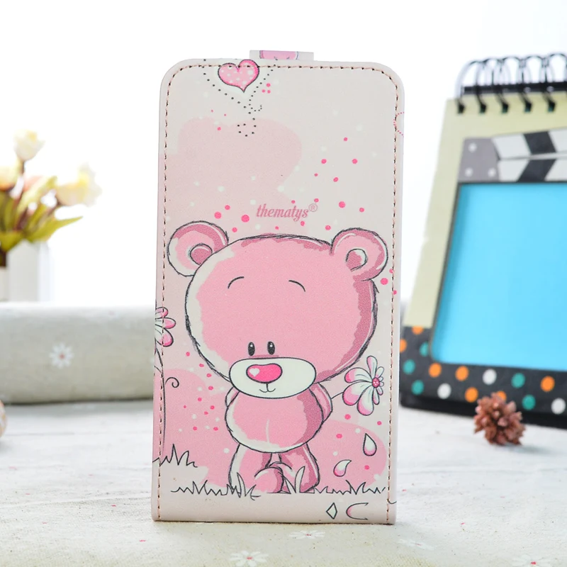 Принт Симпатичные Флип кожаный чехол для Apple iPhone SE 5SE 5S 5 Cover различные новые цвета