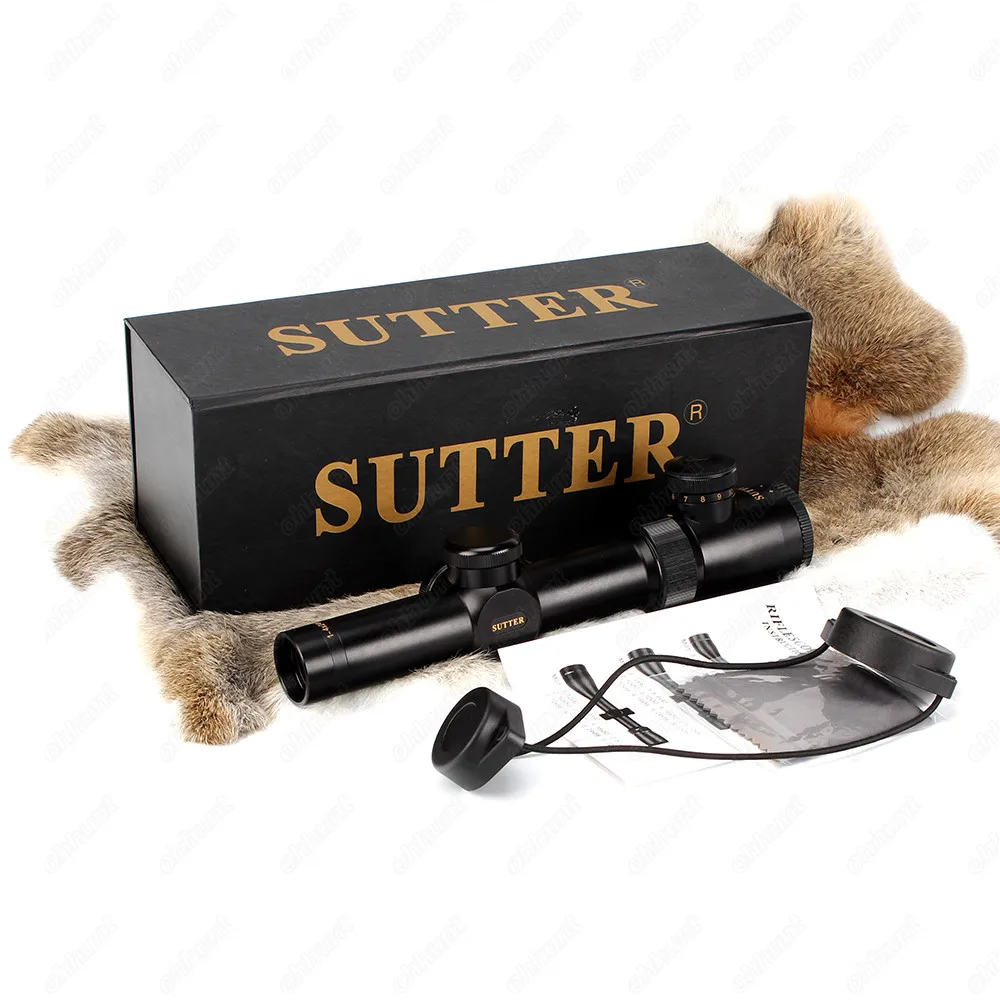 SUTTER 1 4X24 компактные охотничьи прицелы R29 стеклянные красные светящиеся