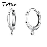 new arrival 925 sterling silver earring findings for diy jewelry 50pcslot earring hook jewelry accessories forwomen