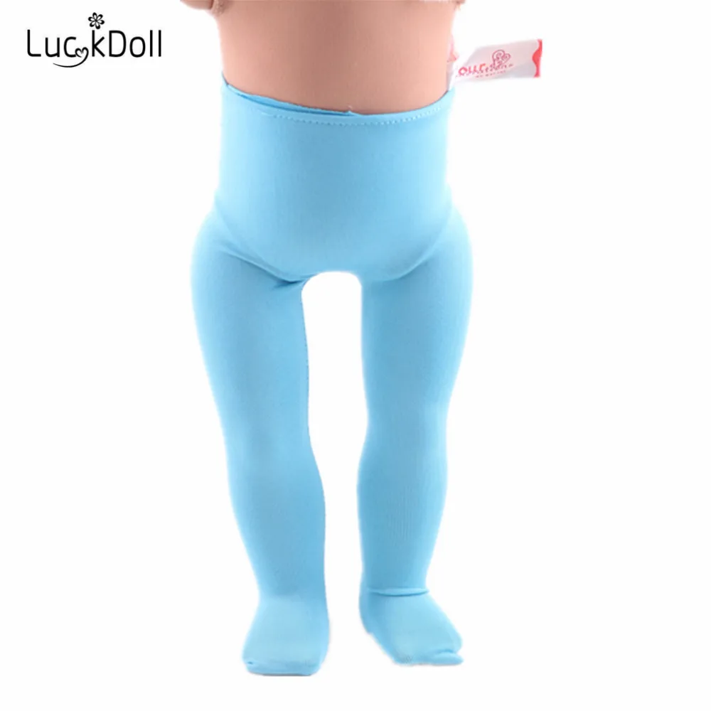 Легинсы LUCKDOLL однотонные подходят для детей размером 18 дюймов американский