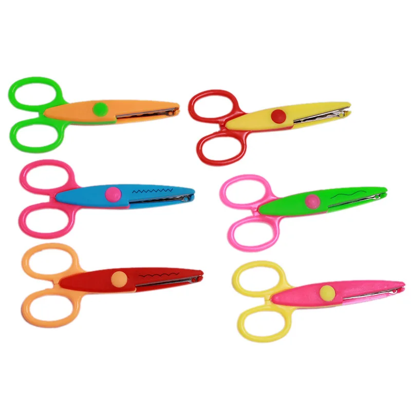 1 шт. DIY lacess Zig scissor креативный альбом для скрапбукинга школьный бумажный дневник ручной работы пинкинг ножницы для рукоделия - Цвет: random color